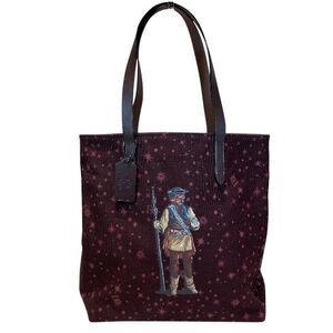 Coach Star Wars Collaboration Canvas Leather Tote Bag
